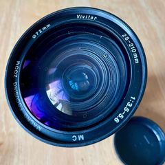 Olympus OM fit Vivitar 28-210mm lens