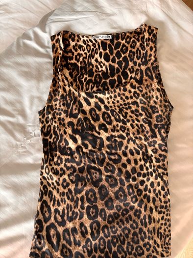 leopard print ladies top