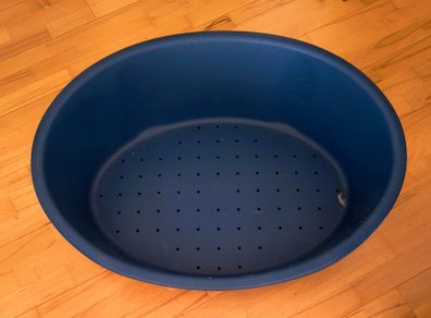 plastic dog bed