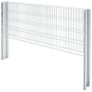 2D Gabion Fence Galvanised Steel 2.008x0.83 m 2 m (Total Length) Silver Image 4