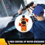 Cordless Pressure Washer,21V 45 Bar/652 PSI Portable Pressure Washer with 2PCS 3.0Ah Battery,6-in-1 Adjustable Nozzle,5m Hose Pressure Cleaner for Car/Floor/Garden Cleaning & Watering Image 5