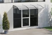 Window Door Awning Canopy 40" x 120", UPF 50+ Polycarbonate Entry Door Outdoor Window Awning Exterior, Front Door Overhang Awning for Sun Shutter, UV, Rain, Snow Protection, Hollow Sheet