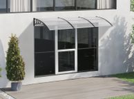 main image for ad Window Door Awning Canopy 40" x 120", UPF 50+ Polycarbonate Entry Door Outdoor Window Awning Exterior, Front Door Overhang Awning for Sun Shutter, UV, Rain, Snow Protection, Hollow Sheet