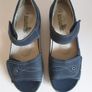 Waldlaufer Hilena Denver Jeans Nubuck Leather Womens Wide Fit Adjustable Sandals UK3 New In Box CAN POST Image 10