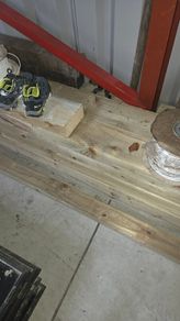6x3 treated timber. 10 16ft lenghts