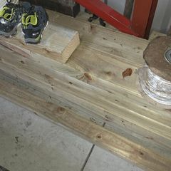 6x3 treated timber. 10 16ft lenghts