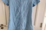 Fat face denim cotton dress in very good condition UK size 10 or 12 see last two photos for exact measurements FREE STANDARD POSTAGE INCLUDED