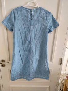 Fat face denim cotton dress in very good condition UK size 10 or 12 see last two photos for exact measurements FREE STANDARD POSTAGE INCLUDED