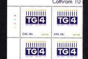 2006 Ireland Anniversaries 10 Years of TG4 Commemorative Commemorative Stamp Plate Block 1A1A1A1A  Mint Never Hinged (MNH)