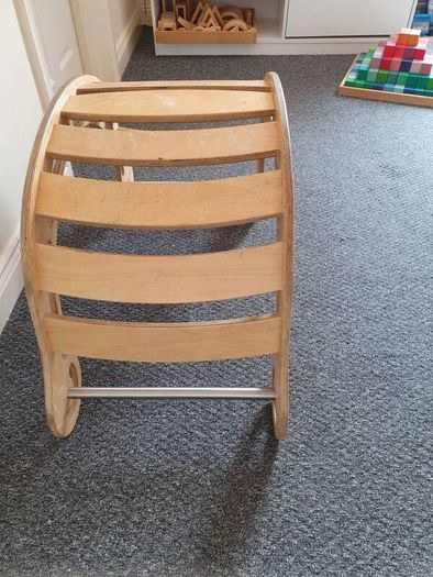 Climbing arch rocker for children
