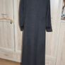 Has textil long zipped  dark grey coat size UK18 EU46 Perfect condition Postage included Image 3