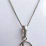 Vintage Baltic Amber Sterling Silver 925  Letter D Pendant Necklace Jewellery Length 18" - 3,1g Image 8