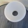 Vintage Milk Glass Student like Lampshade Image 3