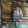 Vintage Nautical Fireplace Brass Tool Holder Image 5