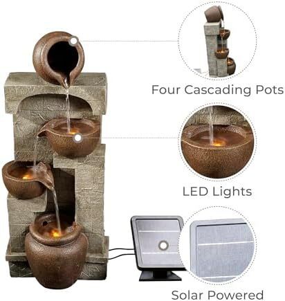 Solar Powered Water Feature