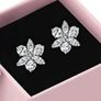 Pandora Sparkling Herbarium Cluster Necklace and Matching Earrings Set Image 5