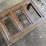 Luggage rack/ table from bray head hotel .solid oak Image 6