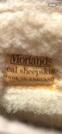Morelands Sheepskin Lined Suede Shoes