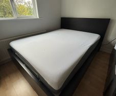 IKEA Ottoman double bed & Emma mattress