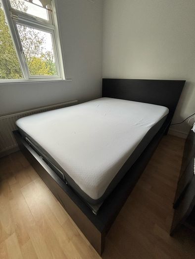 IKEA Ottoman double bed & Emma mattress