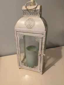 Lantern and candle