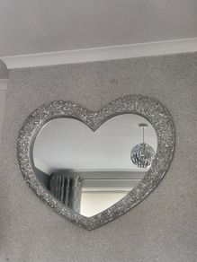 Large heart mirror