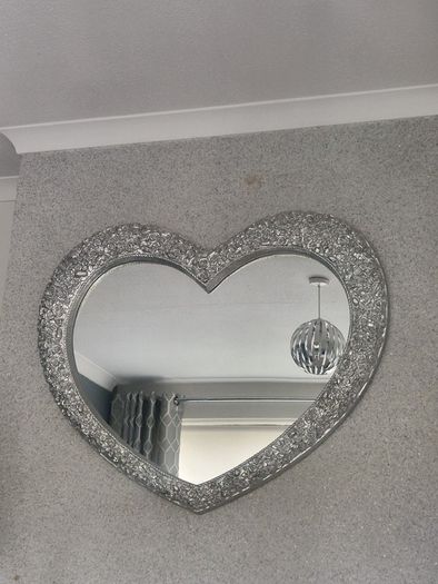 Large heart mirror