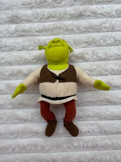 Shrek 2001 Vintage Plush Pizza Hut NOT working approx. 20 cm. Used Please see photos