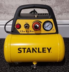 Stanley Portable Air Compressor Painting DIY 6L with Accessories