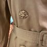 BAPY By A Bathing Ape Beige Trench Coat - Gold Star Buttons - Size S (14) see fit note Image 2