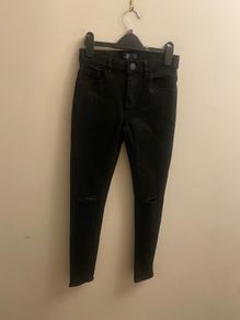 Next black ripped jeans (age 12)