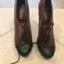 Black Brown Leather Effect New Look Heels size 6 (Brand New) Image 2