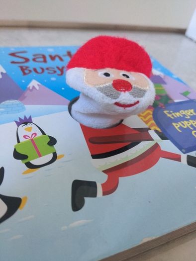 Two Christmas puppet books