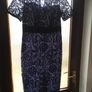 Berkertex Navy Lace Dress, Size 12, Fully Lined, New Image 2