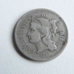 USA 3 cents 1866