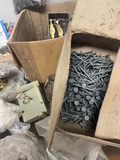 Contents of carpenters workshop.