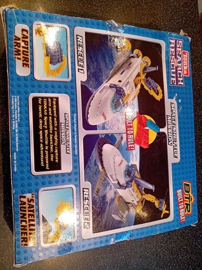 Tonka Space Shuttle Mission Building Set 8008 Incomplete