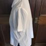 White Short Sleeve V-neck Blouse Image 2