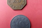 Two x Malta Coins
