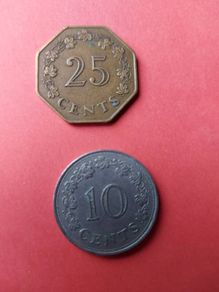 Two x Malta Coins