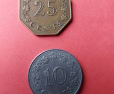 Two x Malta Coins