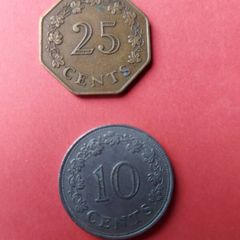 Two x Malta Coins
