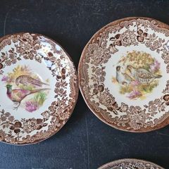 Palissy Royal Worcester Game Series Saucers
