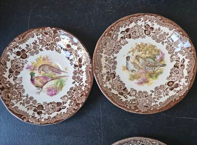 Palissy Royal Worcester Game Series Saucers