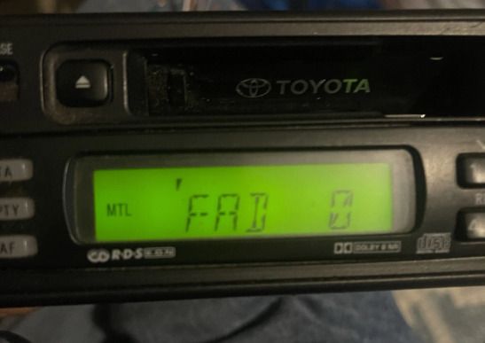 Toyota TF4300 Single DIN Vintage Radio Cassette Player