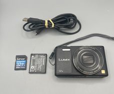 Panasonic Lumix DMC-SZ10 Selfie Screen Black 16MP Digital Camera - Full Kit