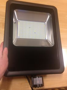Large Slimline LED Flood Lights 150W with PIR