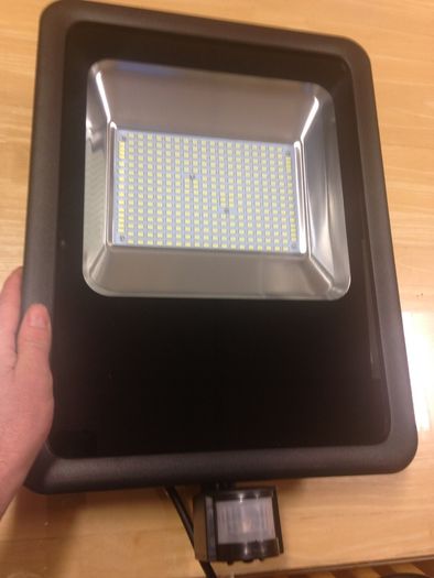 Large Slimline LED Flood Lights 150W with PIR