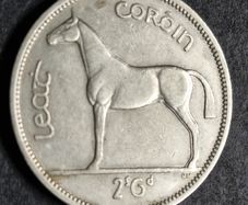 Ireland 1961 Half Crown Coin