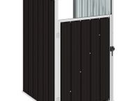 main image for ad Garbage Bin Shed Brown 72x81x121 cm Steel